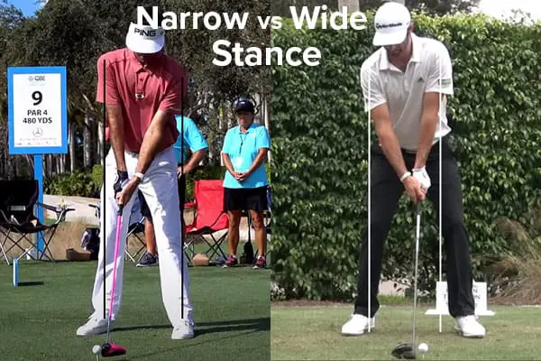 Wide stance vs narrow stance golf