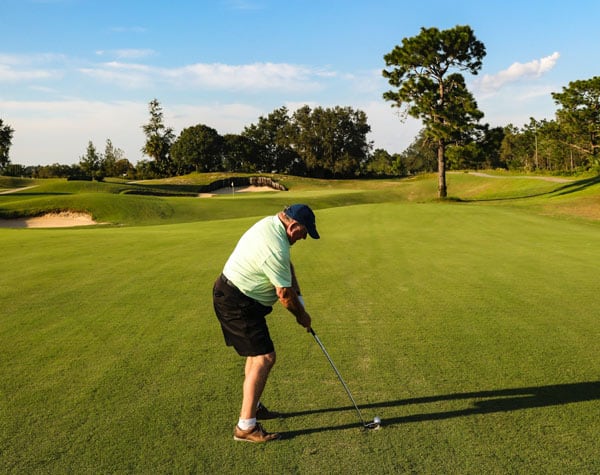 Why is golf good for old people?