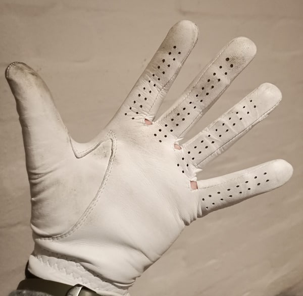 Golf gloves provide grip