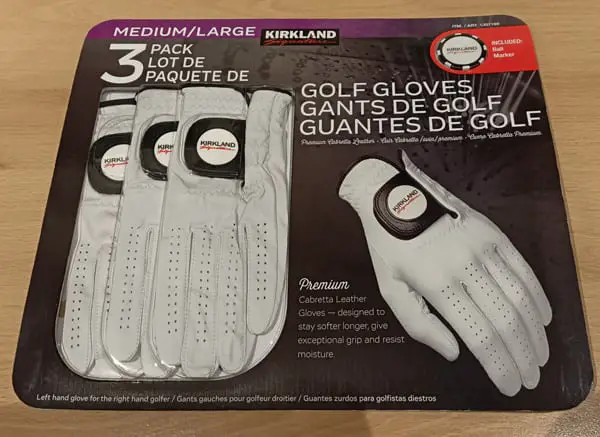 Costco golf gloves UK