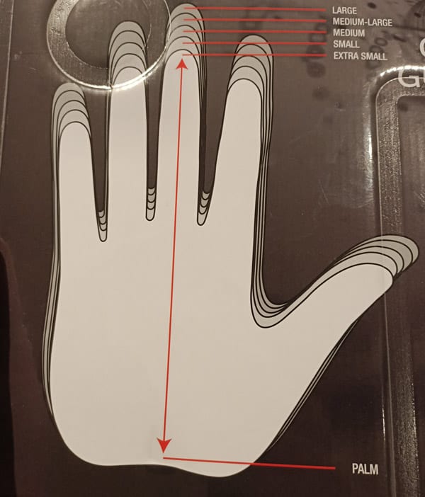 Kirkland signature golf glove size chart