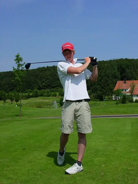 Golf follow through