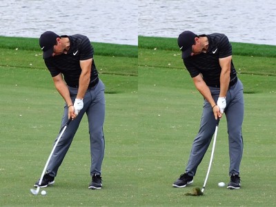 Rory Mcilroy at impact